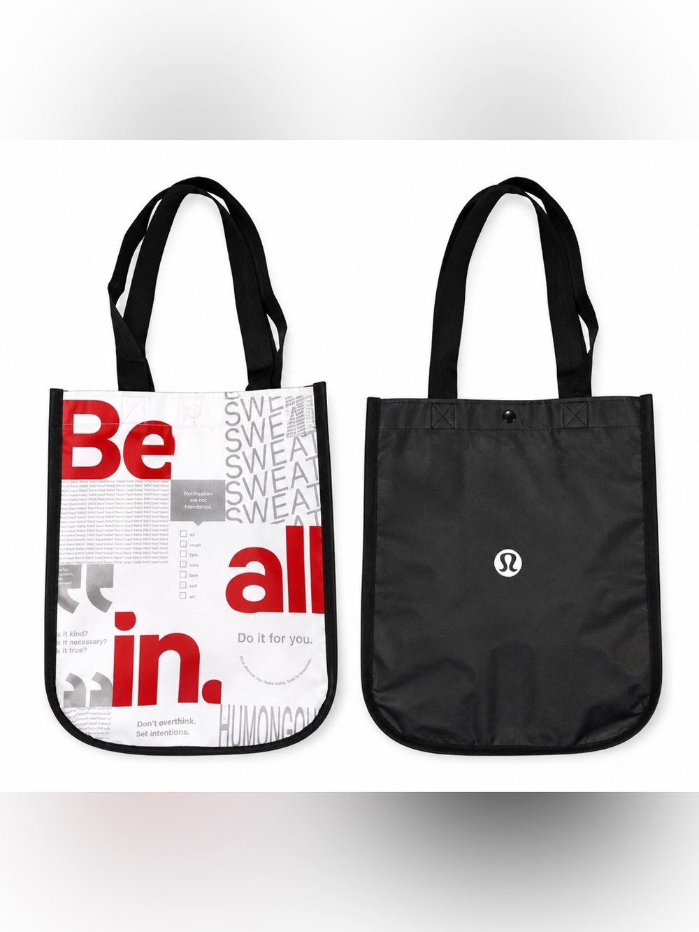 Lululemon Tote Bag Bundle – 2 Reusable Shopping Bags